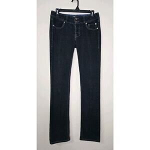 Sucker Jeans Seersucker Pants Low Rise Black Size 27